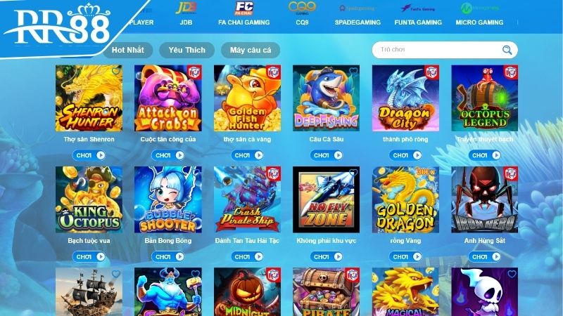 KA Gaming - Sảnh bắn cá chất lượng của RR88